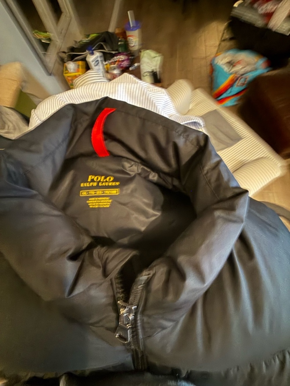 Polo Ralph Lauren Down Puffer Vest XXL Black - Picture 3 of 3